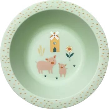 Миска из полипропилена зеленого цвета 1 шт. babylove