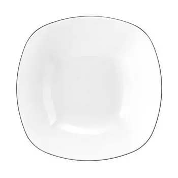 Миска Lido Black Line квадратная 20 см Seltmann Weiden, белый черный