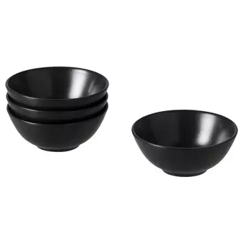 Миска, матовый темно-серый, 12 см, FRGKLAR IKEA