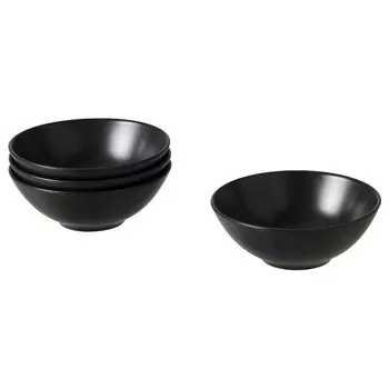 Миска, матовый темно-серый, 16 см, FRGKLAR IKEA