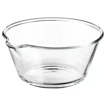 Миска, прозрачное стекло, 26 см, VARDAGEN IKEA