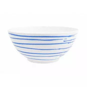 Миска с синим пламенем d: 20 см / 1 л Gmundner Keramik, белый синий