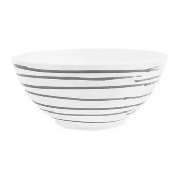 Миска серая с пламенем d: 27 см / 2,5 л Gmundner Keramik, белый/серый