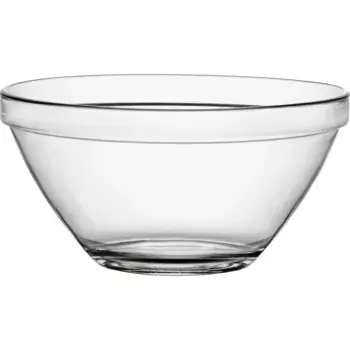 Миска van Well «Pompei», 6 предметов, стеклянная, можно мыть в посудомоечной машине и использовать в микроволновой печи, цвет klar