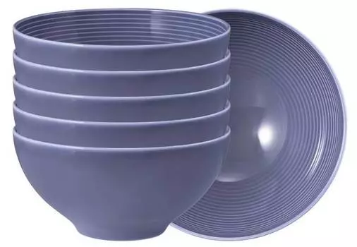 Миски для хлопьев beat color glaze, набор, 6 шт. Seltmann Weiden, синий