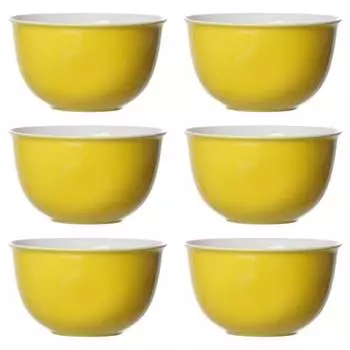 Миски для круп doppio, 6 шт. Ritzenhoff, желтый