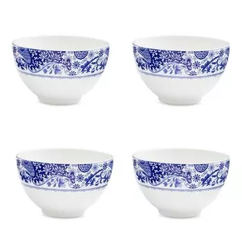 Миски для риса Spode Brocato, набор из 4 шт, синий
