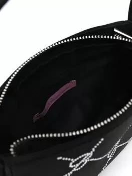 Miss Blumarine сумка через плечо с логотипом, черный