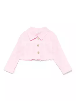 Miss Grant Kids джинсовая куртка, розовый