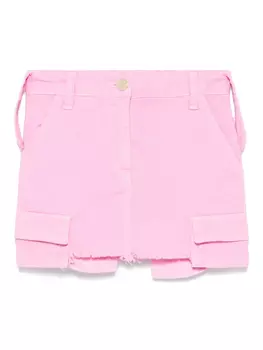 Miss Grant Kids джинсовая юбка мини, розовый