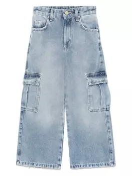 Miss Grant Kids джинсы карго, синий