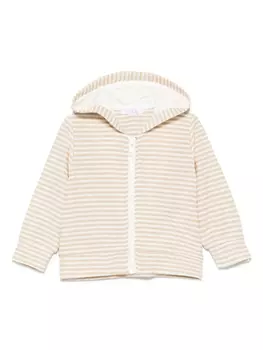 Miss Grant Kids худи в полоску, нейтральный