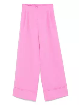 Miss Grant Kids креповые брюки, розовый