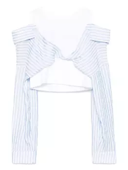 Miss Grant Kids многослойная блузка, белый