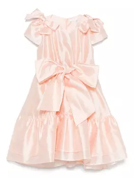 Miss Grant Kids платье с узором, оранжевый