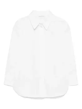 Miss Grant Kids рубашка на пуговицах, белый