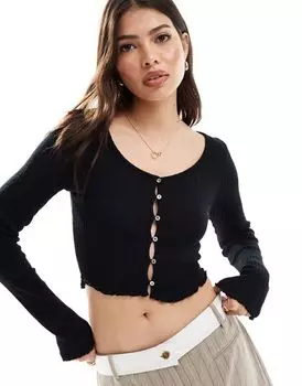 Miss Selfridge - Черный приталенный кардиган