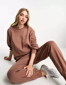Miss Selfridge — толстовка оверсайз цвета мокко в тон