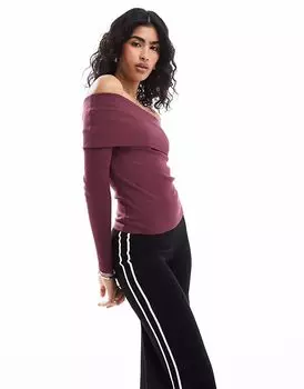 Мисс Селфридж, глубокий сгиб сверху, бордовый