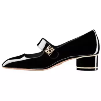 Мисс Высокие каблуки женские черные Dior