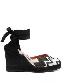 Missoni эспадрильи с узором зигзаг, черный