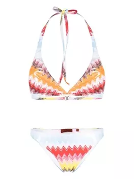 Missoni бикини с узором зигзаг, синий