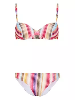 Missoni бикини в полоску, розовый