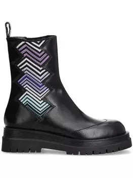 Missoni ботинки с узором зигзаг, черный