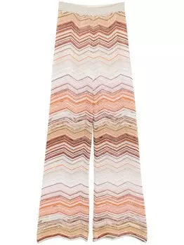Missoni брюки с пайетками, белый