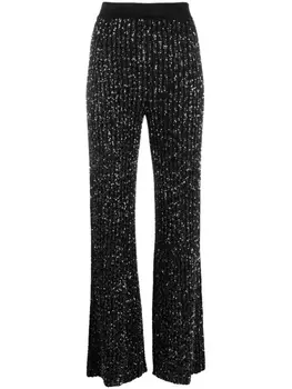Missoni брюки с пайетками, черный