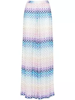 Missoni брюки широкого кроя, синий