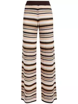 Missoni брюки в полоску, нейтральный цвет