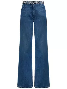 Missoni джинсы с трикотажными вставками, синий