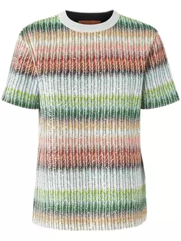 Missoni футболка с пайетками, зеленый