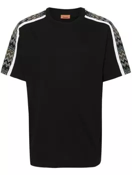 Missoni футболка с узором зигзаг, черный