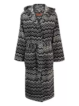 Missoni Home халат Keith с капюшоном, черный