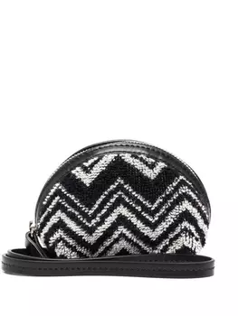 Missoni Home косметичка с узором зигзаг, черный