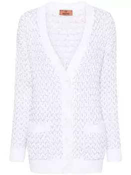Missoni кардиган с пайетками, белый