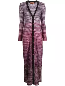 Missoni кардиган с пайетками, фиолетовый