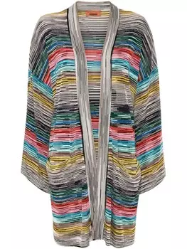 Missoni кардиган с зигзагообразным узором, розовый