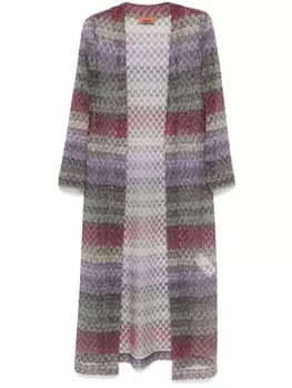 Missoni кардиган в полоску, фиолетовый