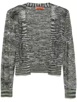 Missoni кардиган в полоску, зеленый