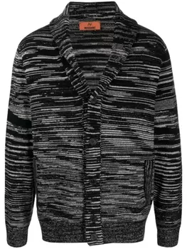 Missoni кашемировый кардиган в полоску, черный