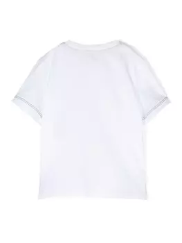 Missoni Kids футболка с логотипом, белый