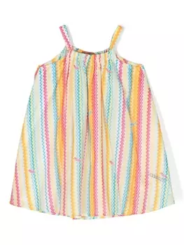 Missoni Kids платье с принтом, розовый