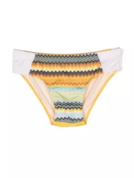 Missoni Kids плавки с графичным принтом, желтый