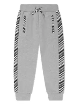 Missoni Kids спортивные штаны из органического хлопка, серый