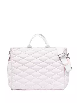 Missoni Kids стеганая пеленальная сумка, белый