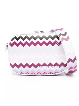 Missoni Kids сумка на плечо с принтом, черный