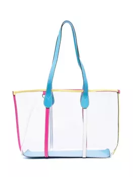 Missoni Kids сумка-тоут с узором зигзаг, синий